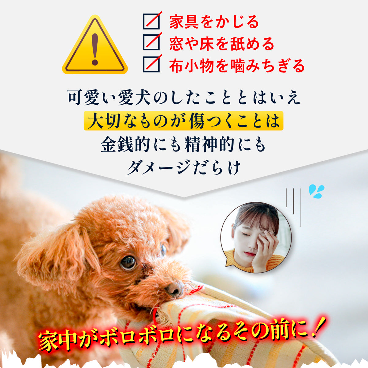 【公式】獣医師監修 犬のいたずら防止スプレー「かむピタ for DOG」100ml