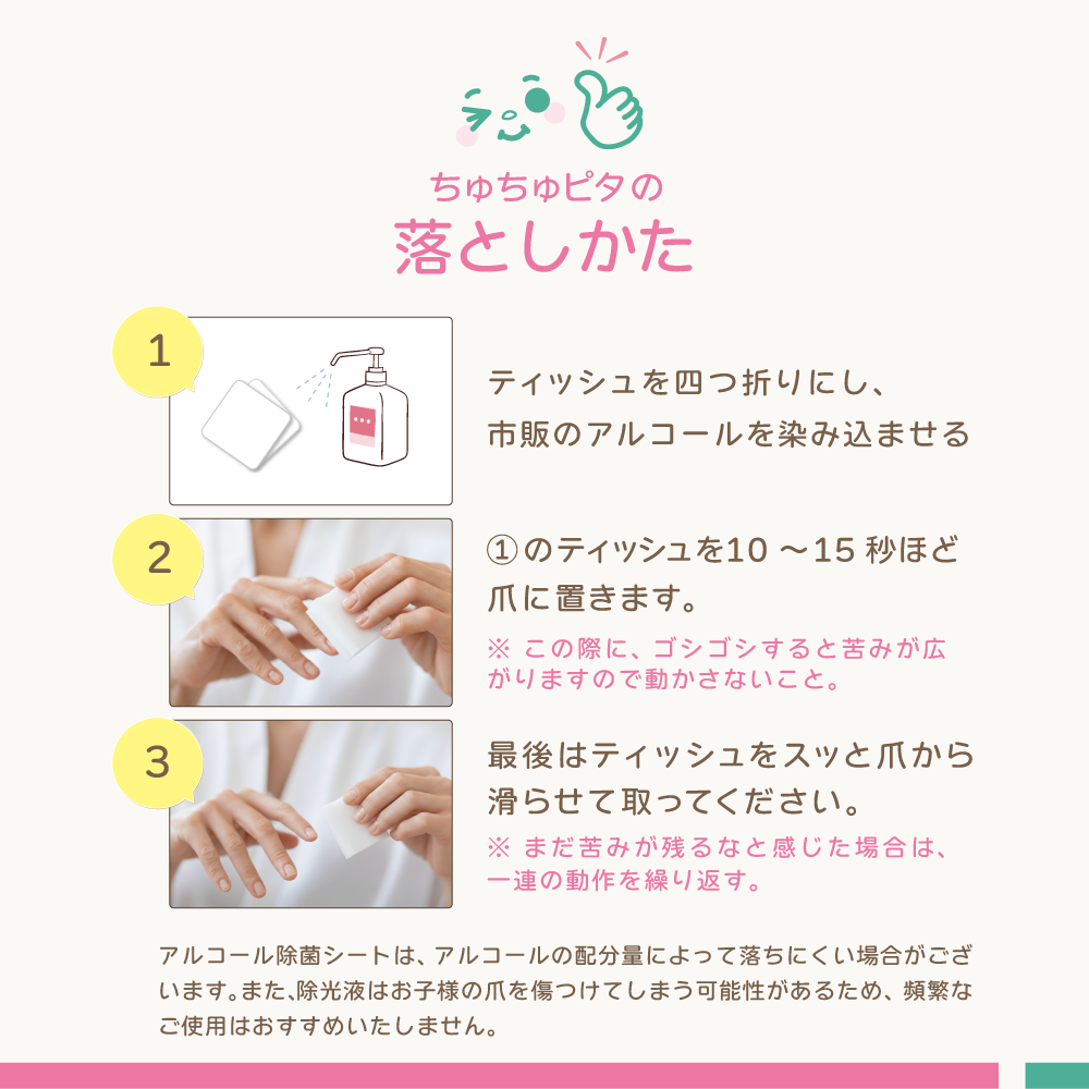 【公式】子供の指しゃぶり防止に苦い日本製マニキュア “ちゅちゅピタ” 6ml