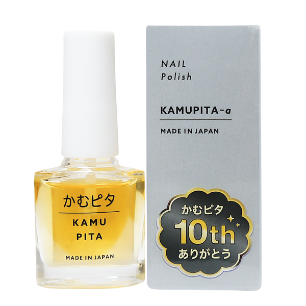 【公式】大人の爪噛みに苦い日本製マニキュア “かむピタアルファ(a)” 6ml